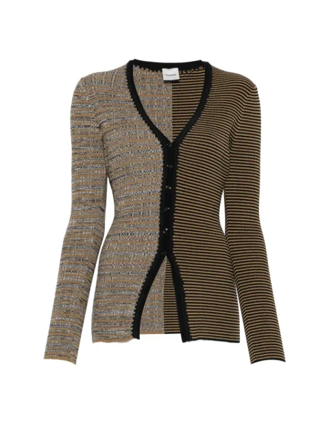 Nanushka striped space-dye cardigan