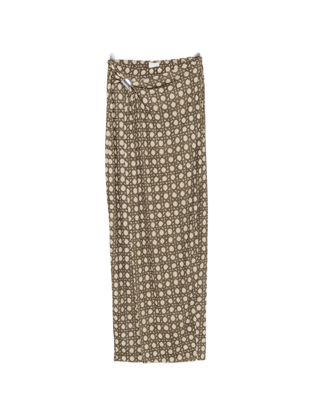 Nanushka Tozi gathered maxi skirt - Verde