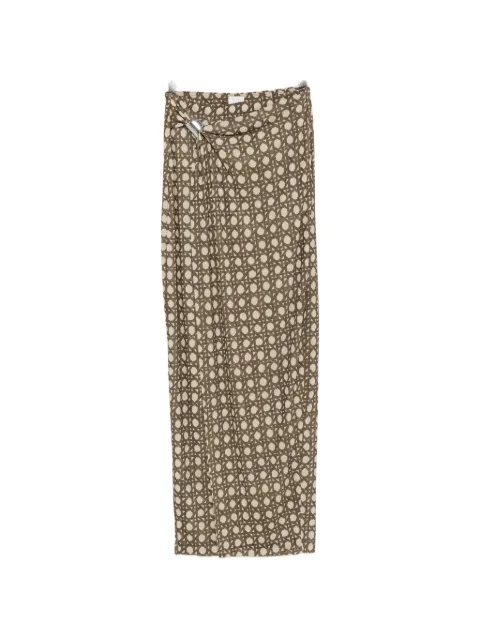 Nanushka Tozi gathered maxi skirt