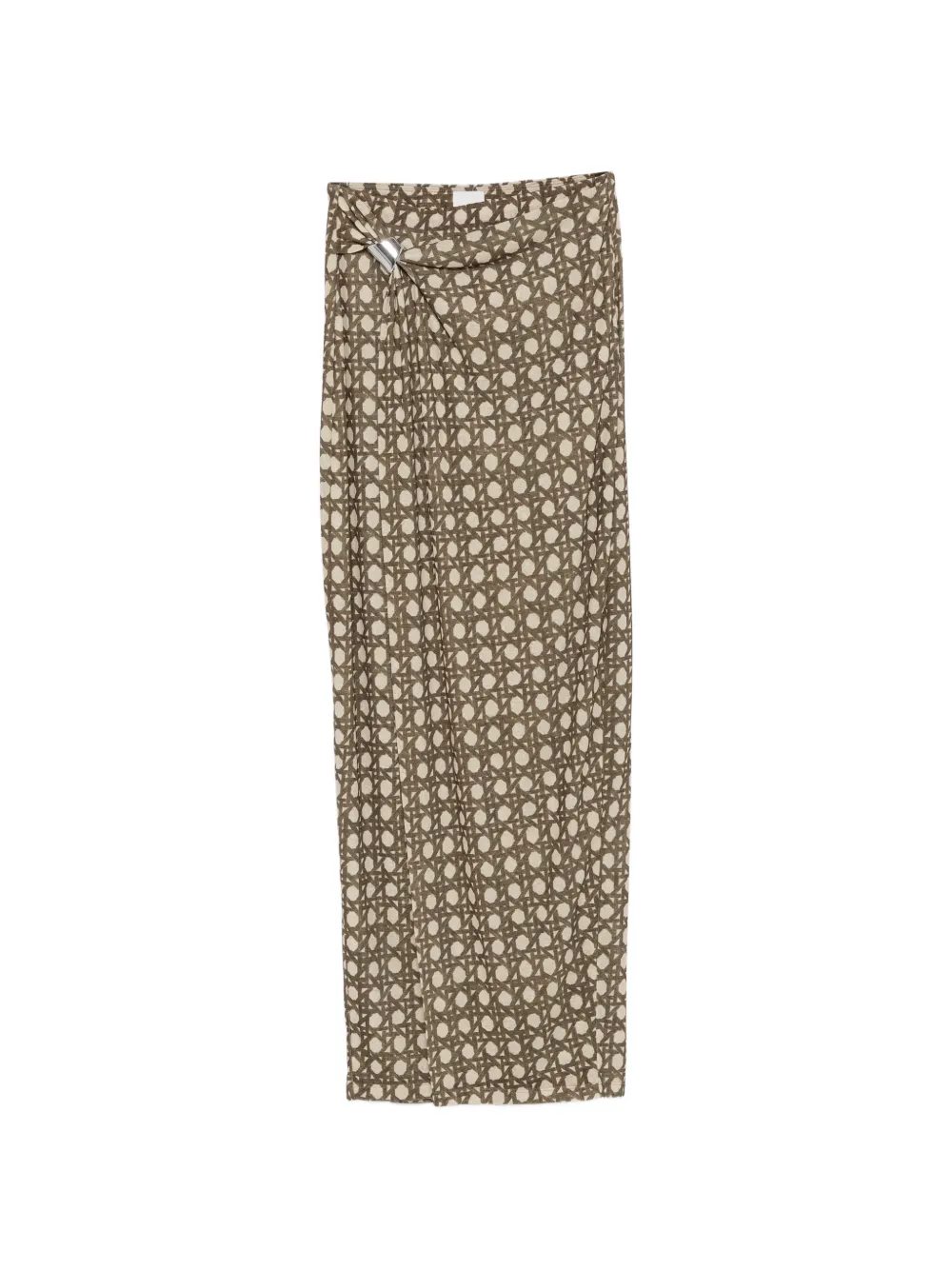 Nanushka Tozi gathered maxi skirt - Verde