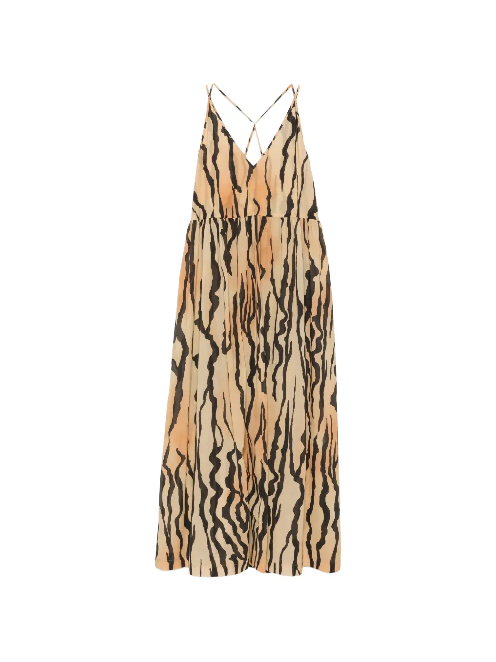 Nanushka Fyana animal-print maxi dress - Toni neutri