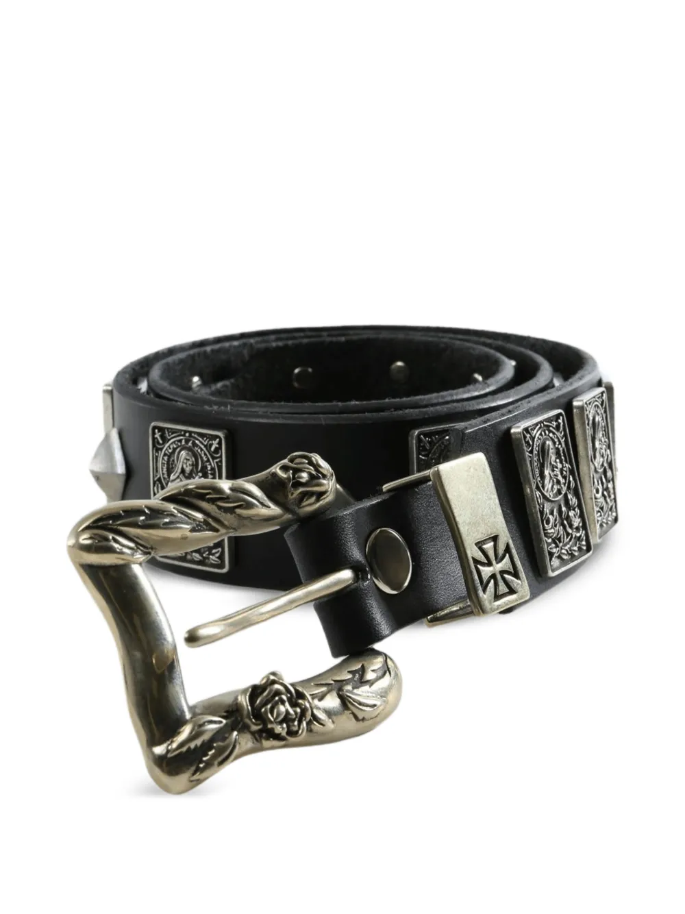 Enfants Riches Déprimés stud-embellished plaque-detail belt · 90