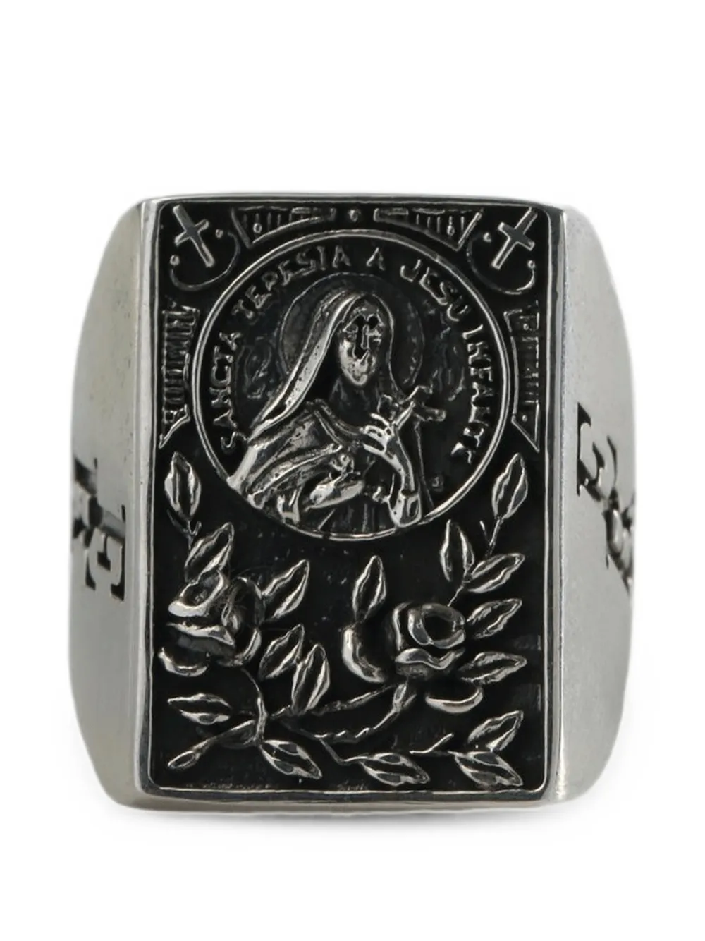 Enfants Riches Déprimés engraved signet rings · 9 1/2