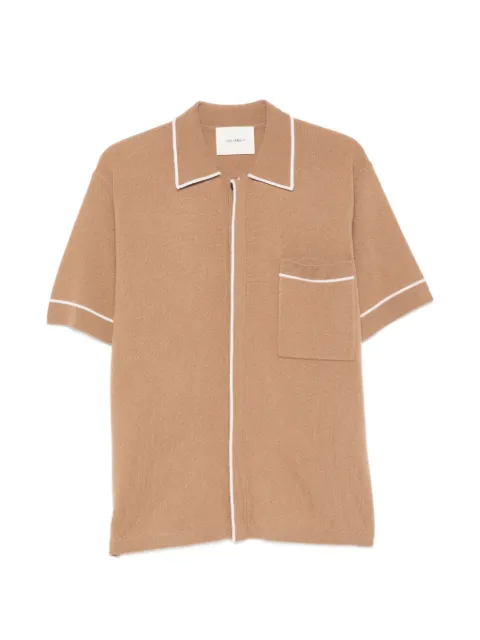 Lisa Yang Oliver piped short-sleeved shirt