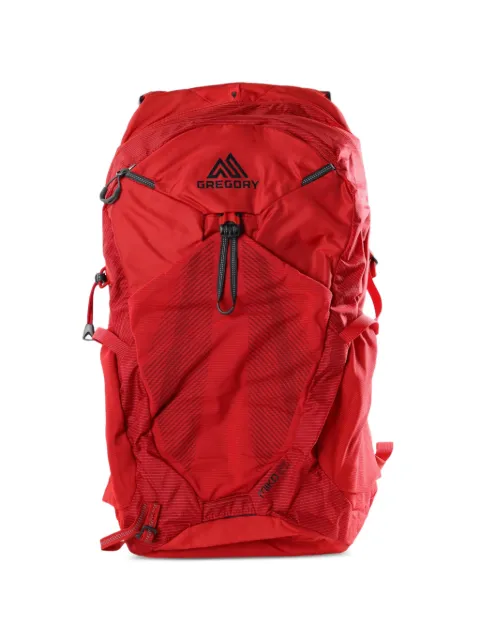GREGORY Miko 25 logo-print panelled backpack