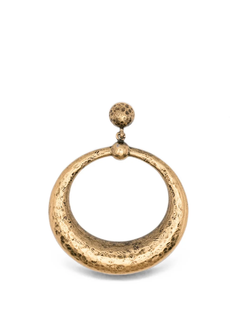 Ermanno Scervino hammered hoop earrings - Oro
