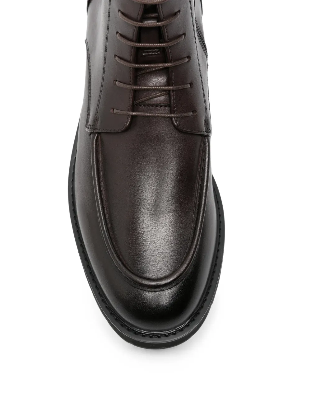 Alberto Gozzi lace-up leather boots Bruin