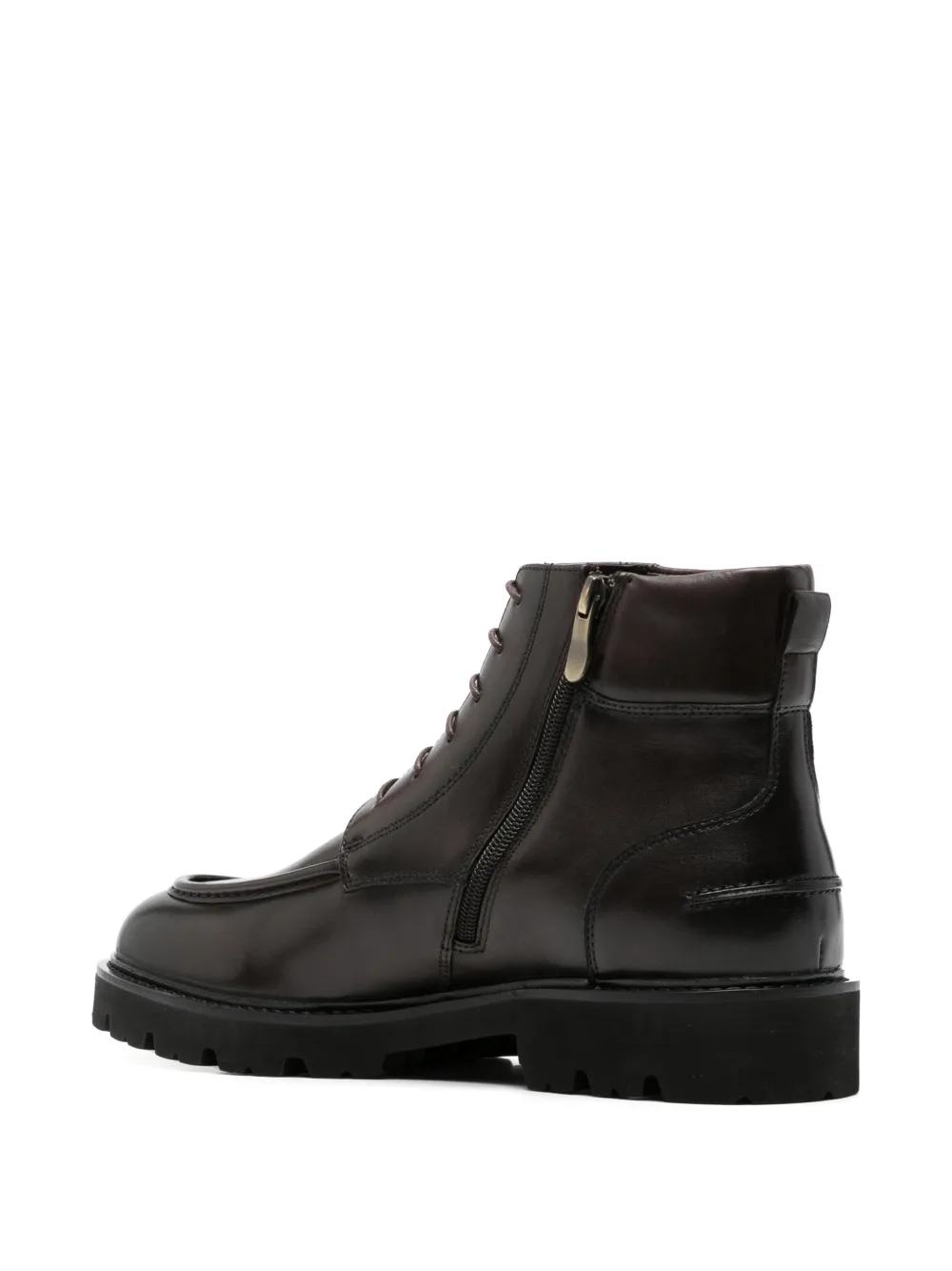 Alberto Gozzi lace-up leather boots Bruin