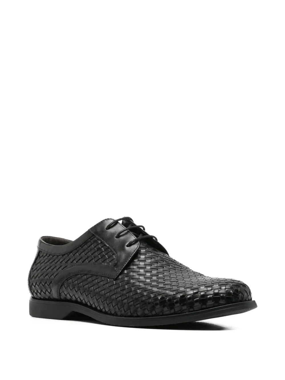 Alberto Gozzi lace-up derby shoes Zwart