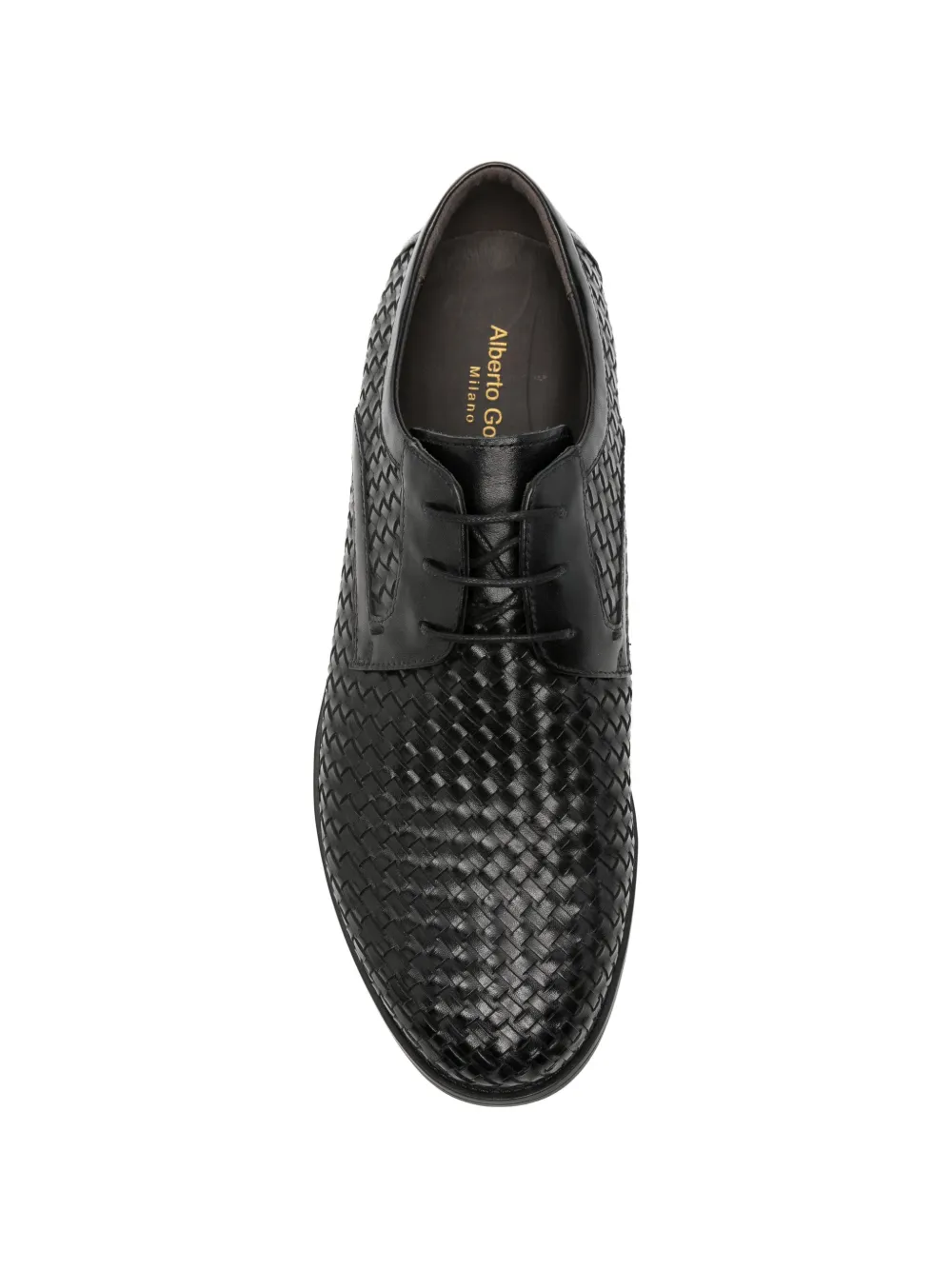 Alberto Gozzi lace-up derby shoes Zwart