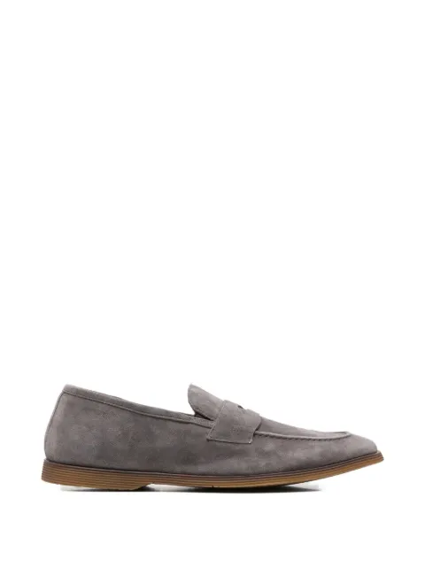 Alberto Gozzi penny-slot almond-toe loafers
