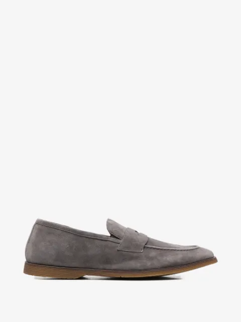 Alberto Gozzi penny-slot almond-toe loafers