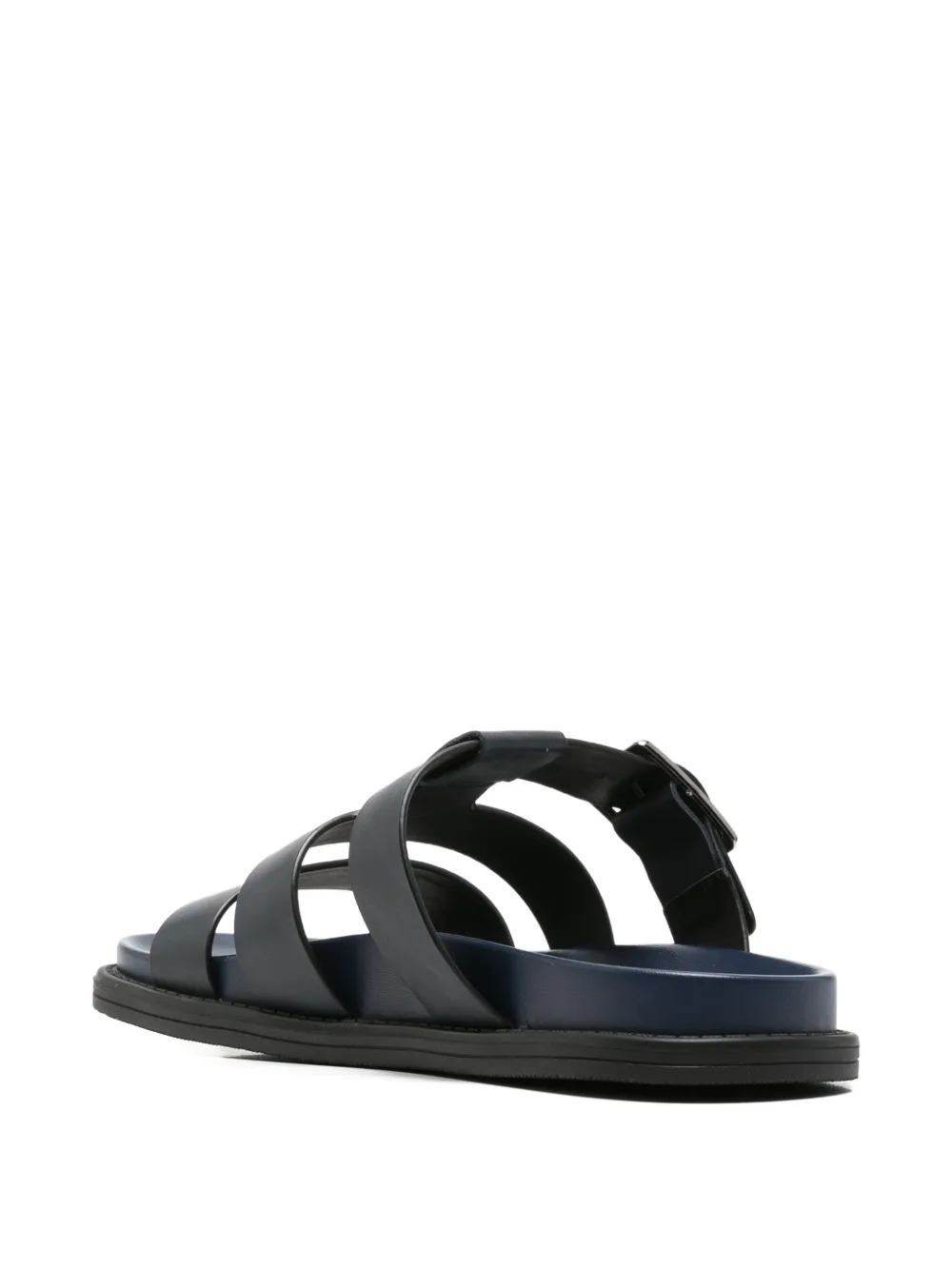 Alberto Gozzi buckle-fastening caged sandals Blauw