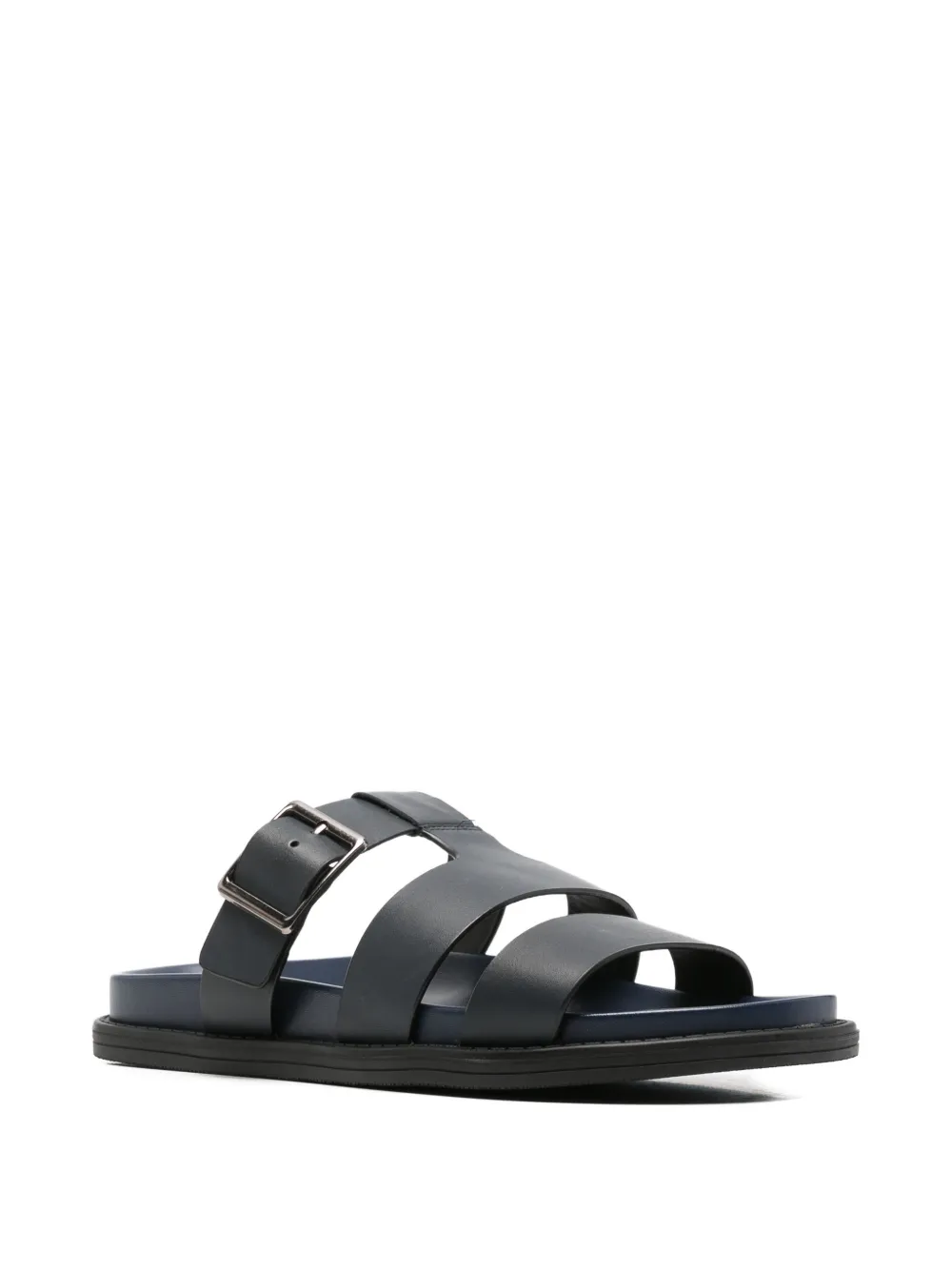 Alberto Gozzi buckle-fastening caged sandals Blauw