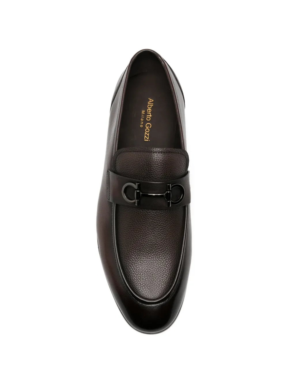 Alberto Gozzi leather loafers Bruin