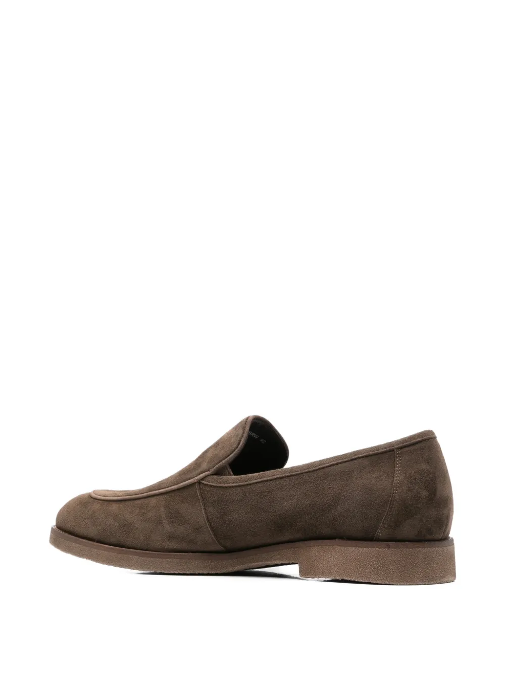 Alberto Gozzi suede slip-on loafers Bruin
