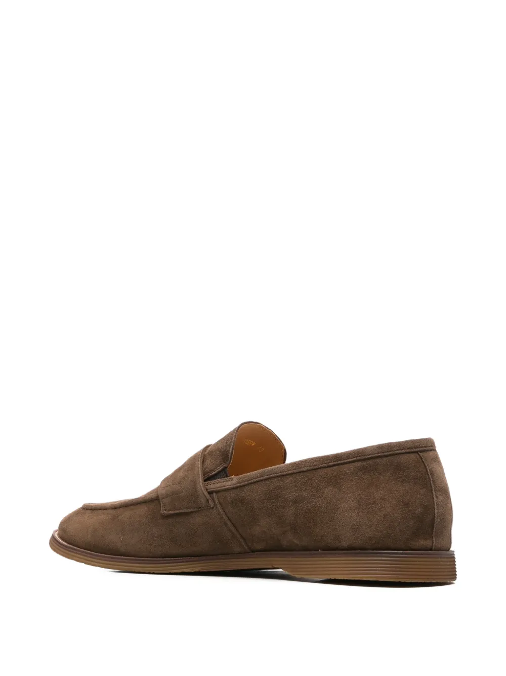 Alberto Gozzi suede penny loafers Bruin