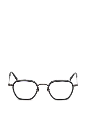 Lindberg ラウンドメガネフレーム | グレー | FARFETCH JP