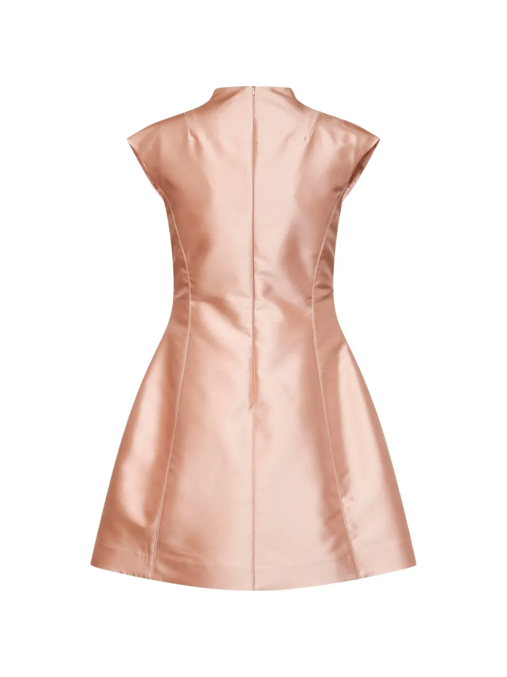 Blanca Vita Flared jurk met V-hals Roze