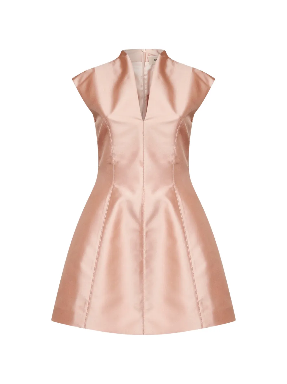 Blanca Vita flared-skirt V-neck dress - Rosa