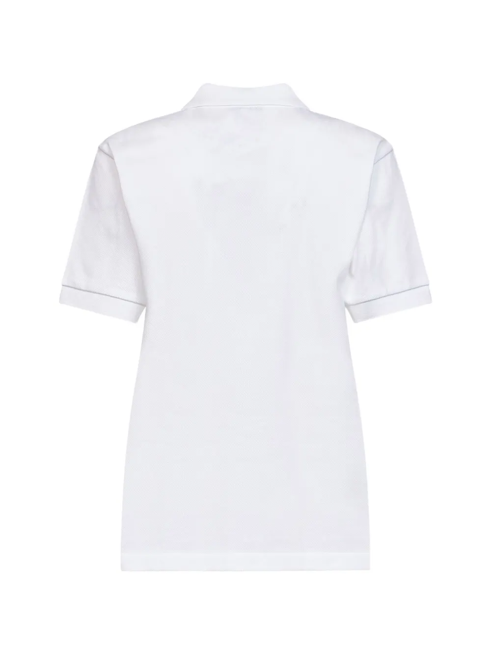 Comme Des Garçons Play Poloshirt met geborduurde hart patch Wit