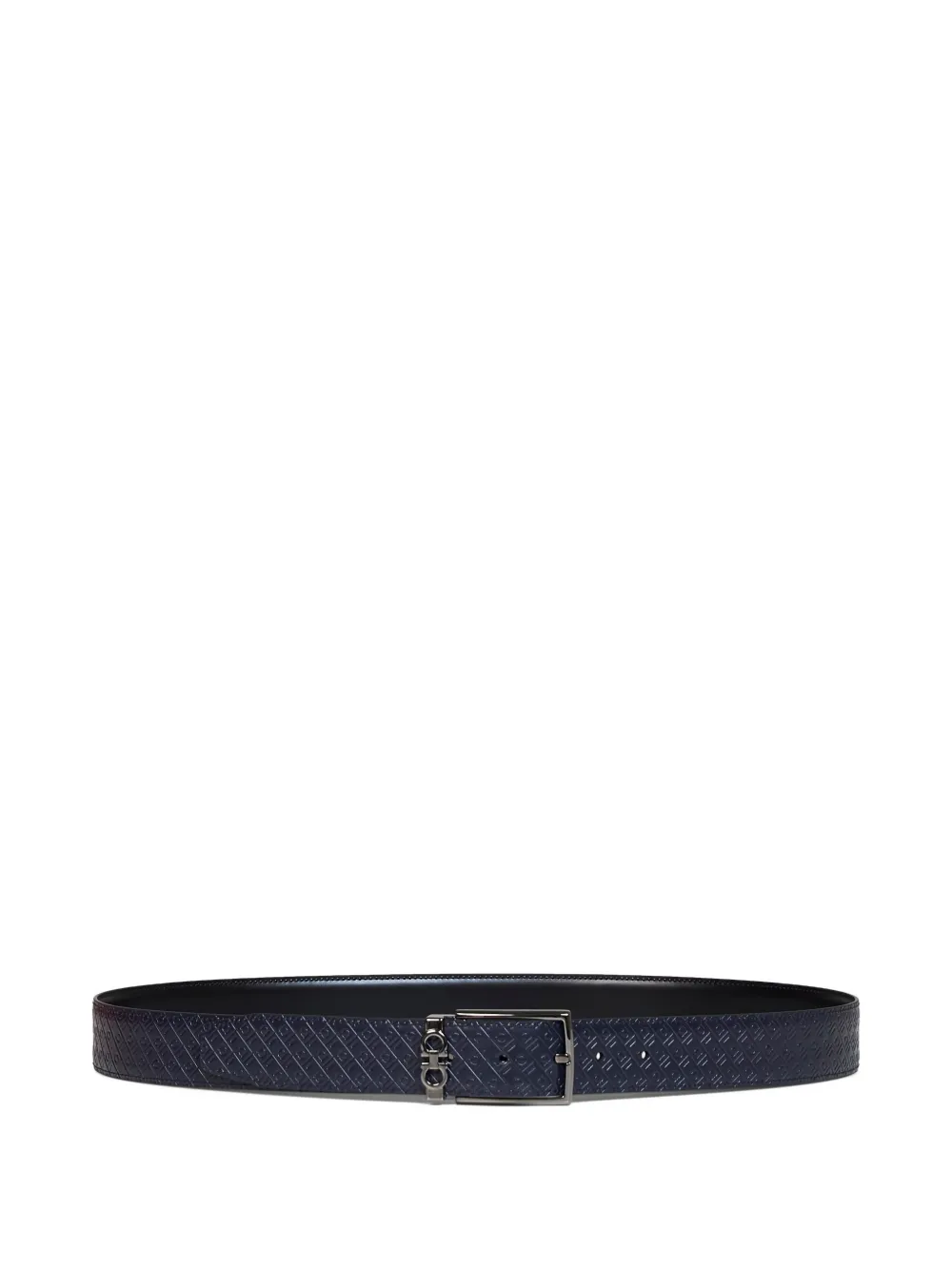 Ferragamo Gancini reversible belt - Blu