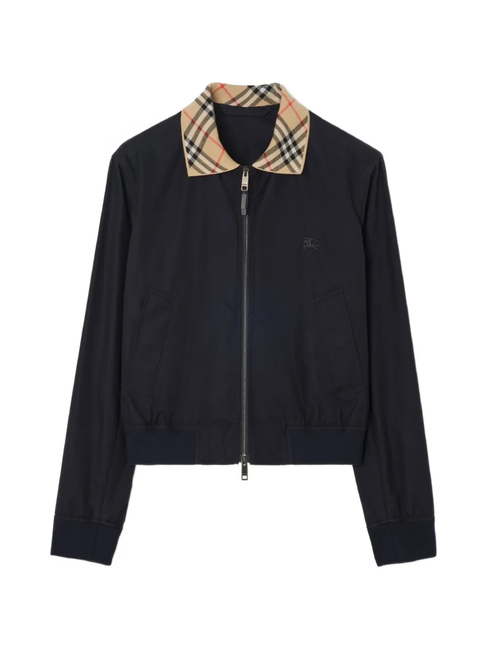 Burberry Gabardine Glenfields bomberjack Blauw