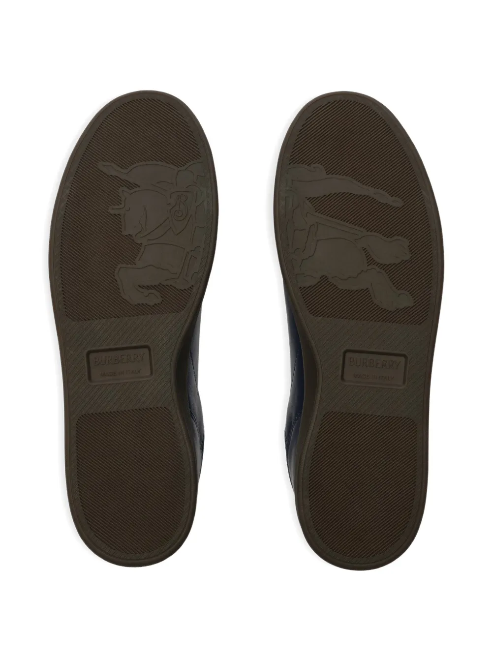 Burberry Set leren en suède sneakers Blauw