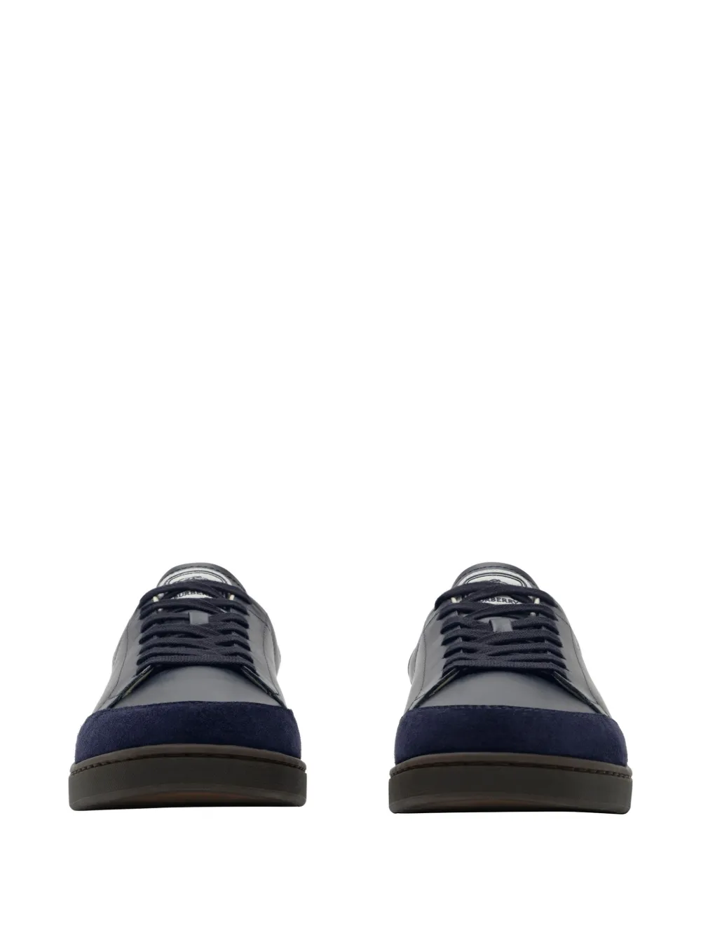 Burberry Set leren en suède sneakers Blauw