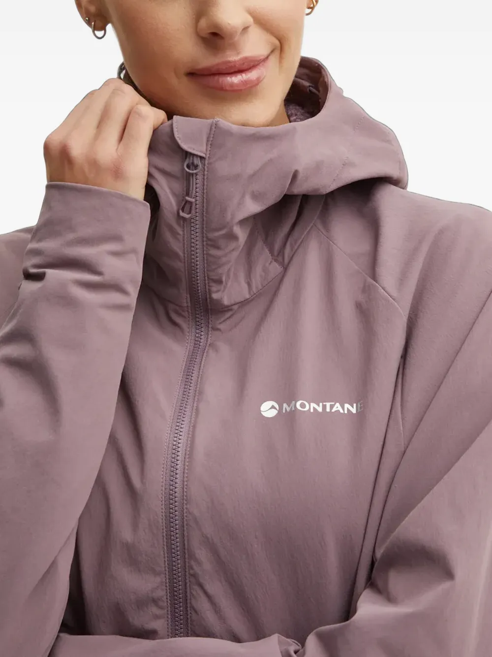 Montane Khamsin jack met capuchon en rits Paars