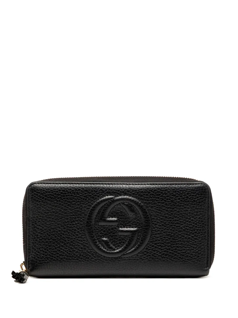 Gucci Pre-Owned Portafoglio Soho con zip in pelle di vitello 2000-2015 - Nero