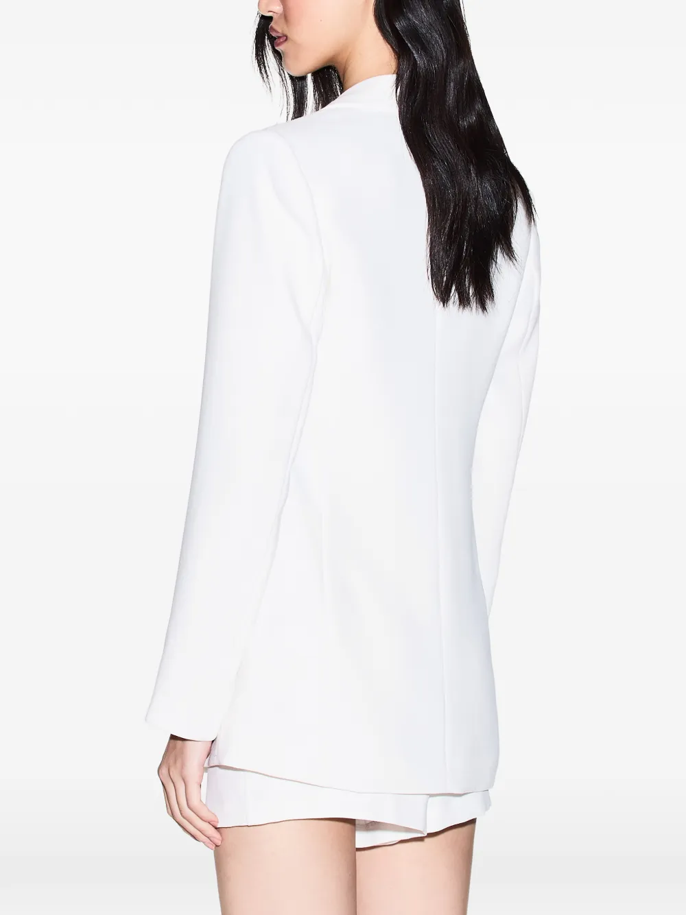 Armani Exchange Blazer met enkele rij knopen Wit