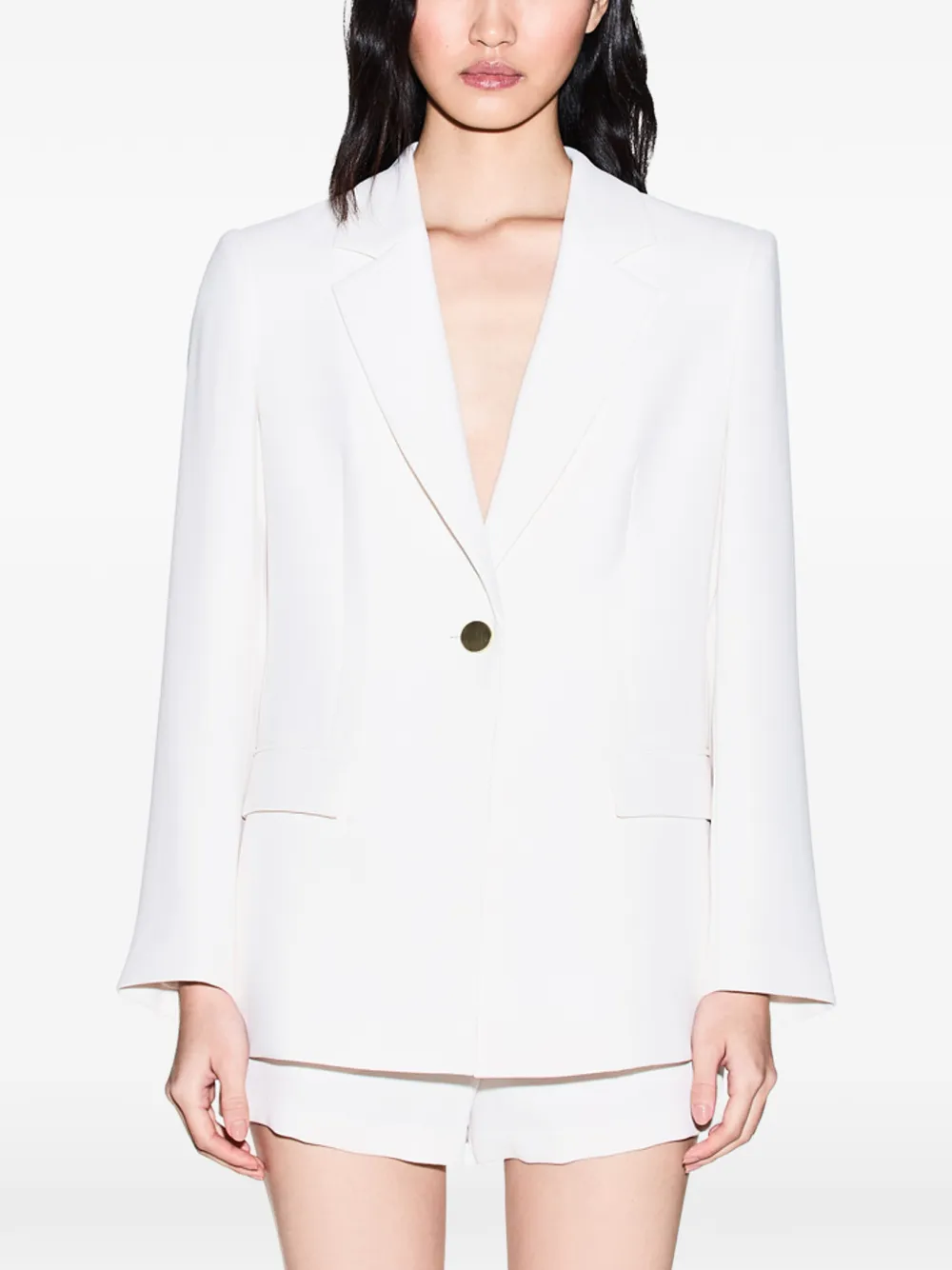 Armani Exchange single-breasted blazer - Weiß