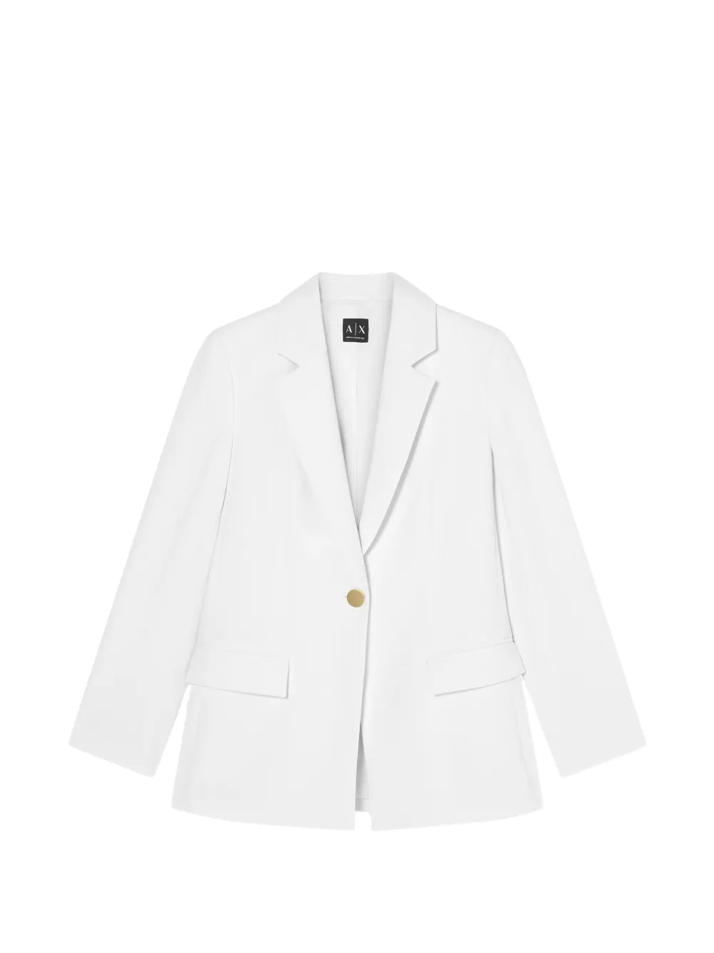 Armani Exchange single-breasted blazer - Bianco