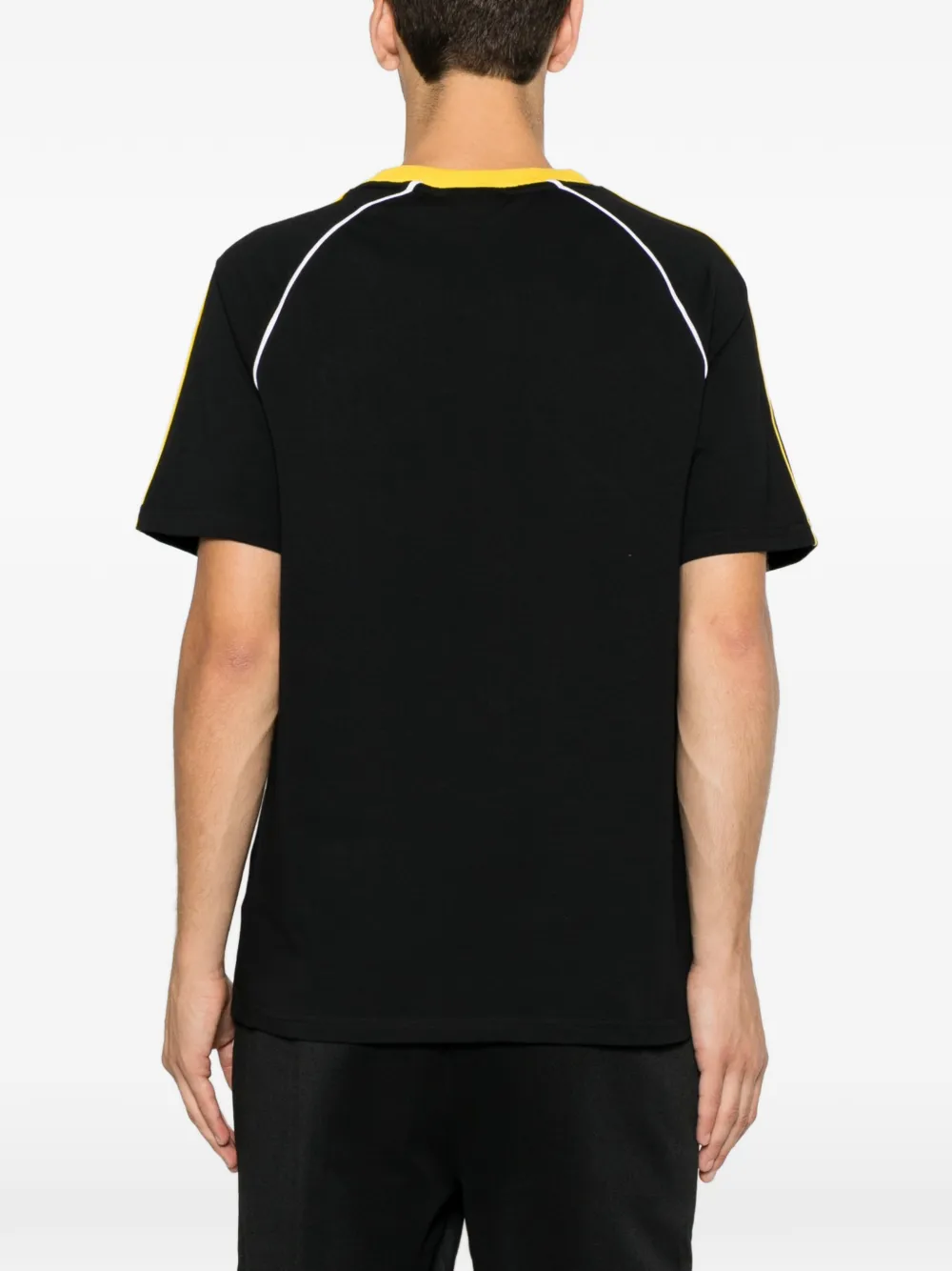 Sergio Tacchini T-shirt met geborduurd logo Zwart