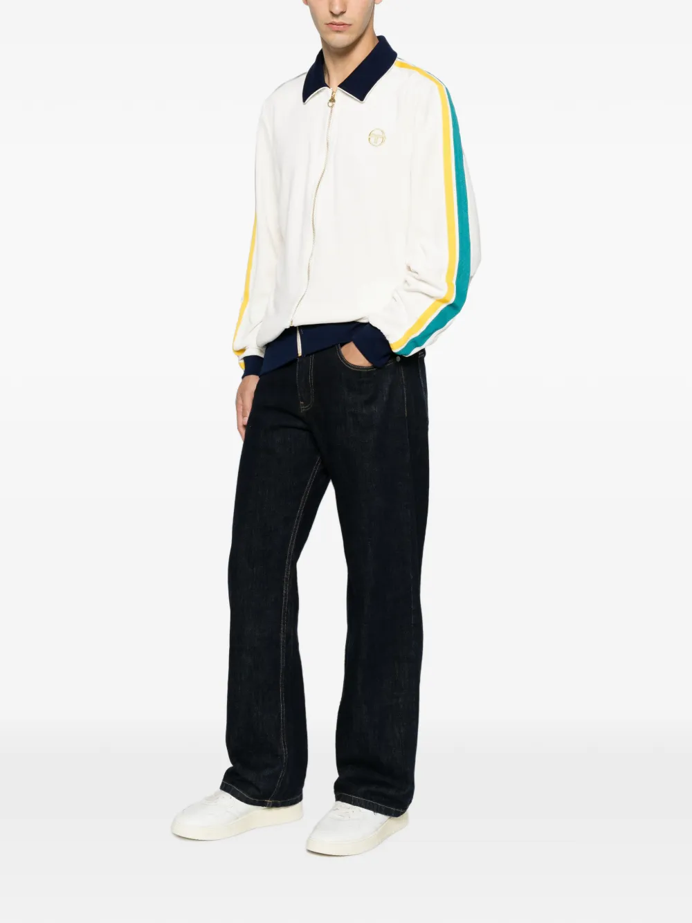 Sergio Tacchini Sweater met geborduurd logo Wit