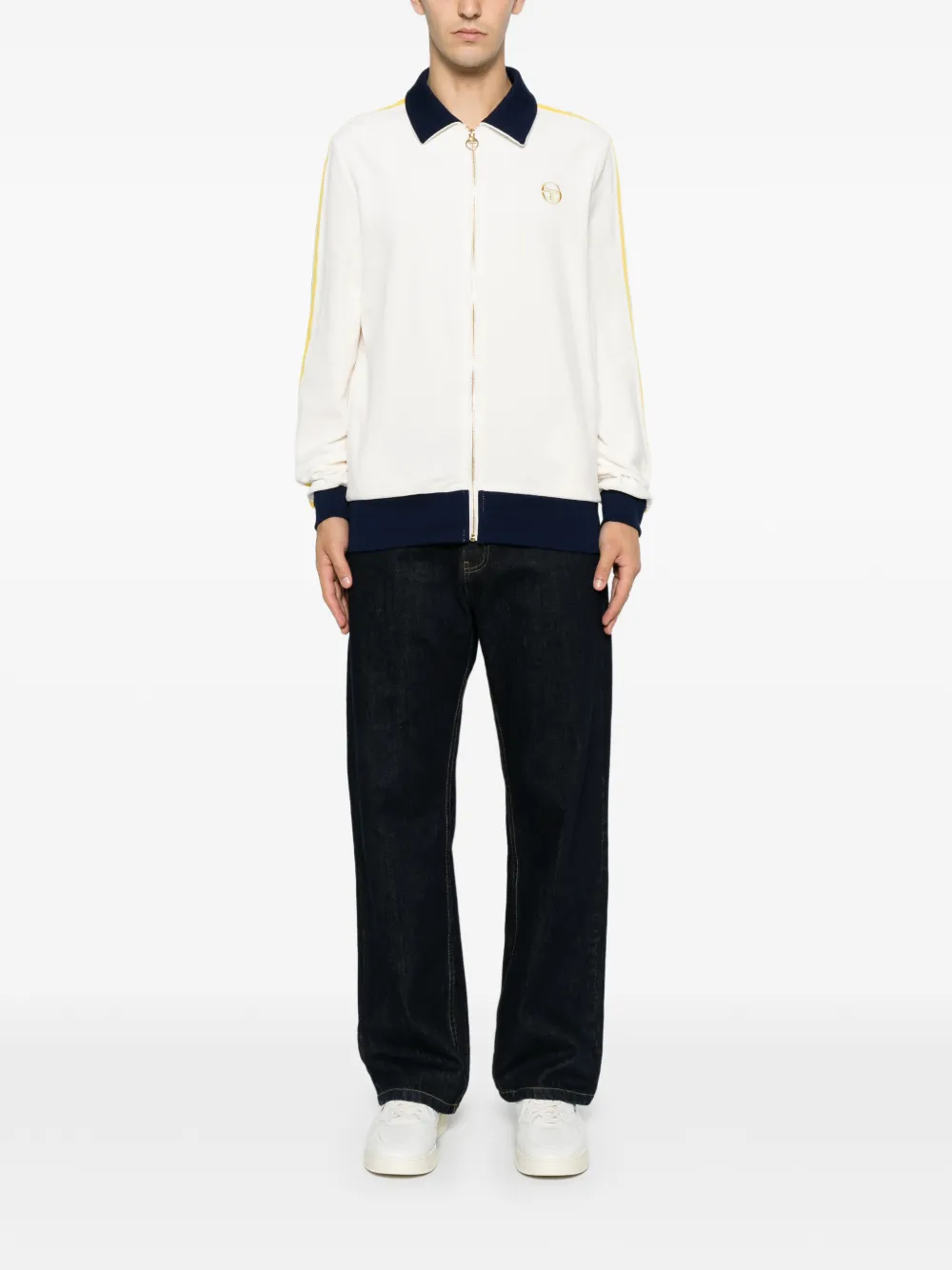 Sergio Tacchini Sweater met geborduurd logo Wit