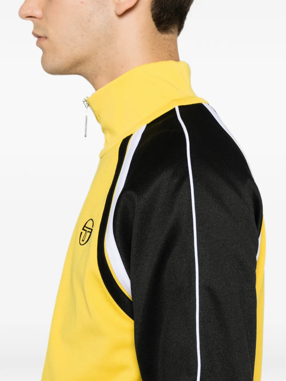Sergio Tacchini Sweater met geborduurd logo Geel