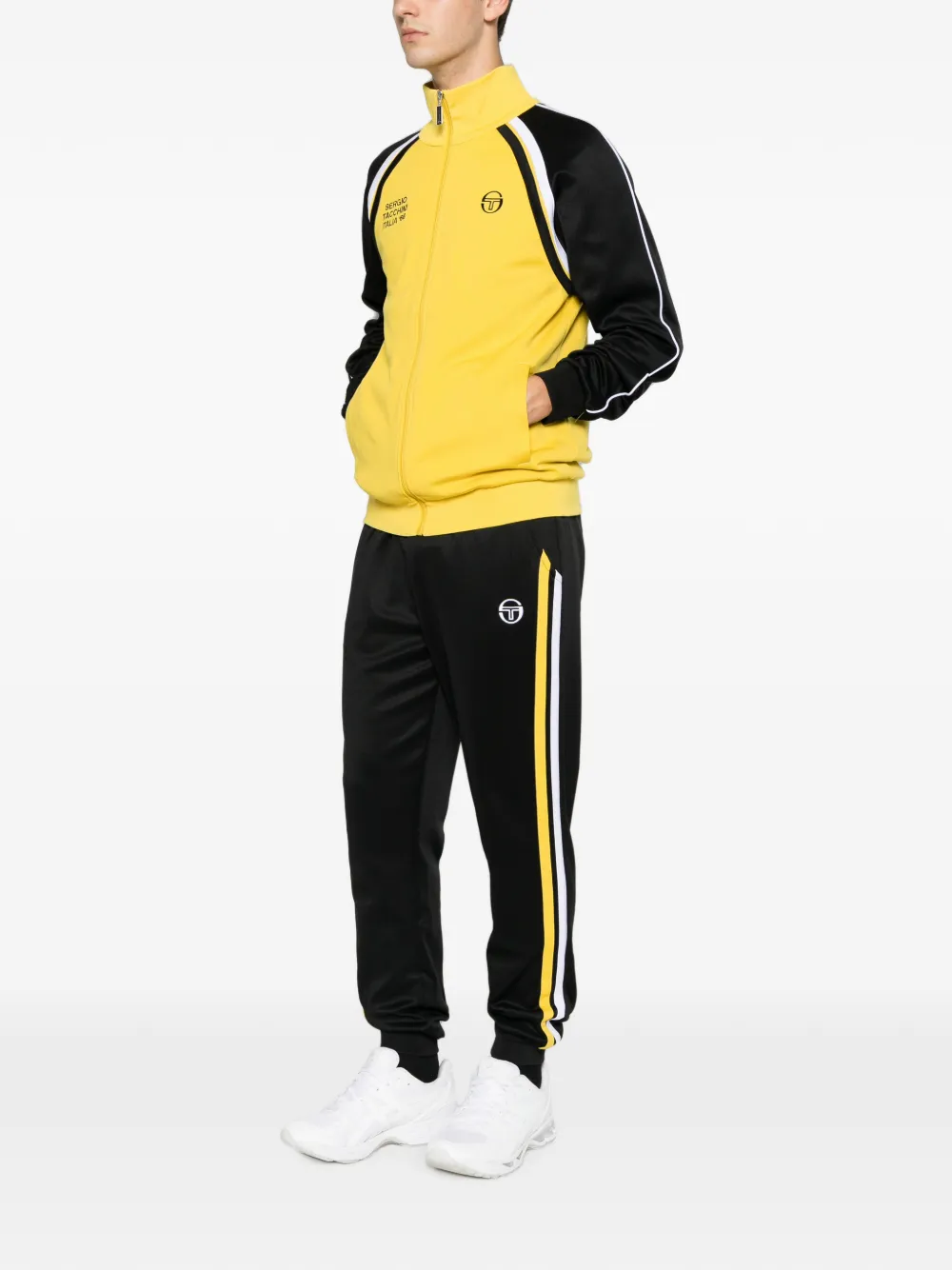 Sergio Tacchini Sweater met geborduurd logo Geel