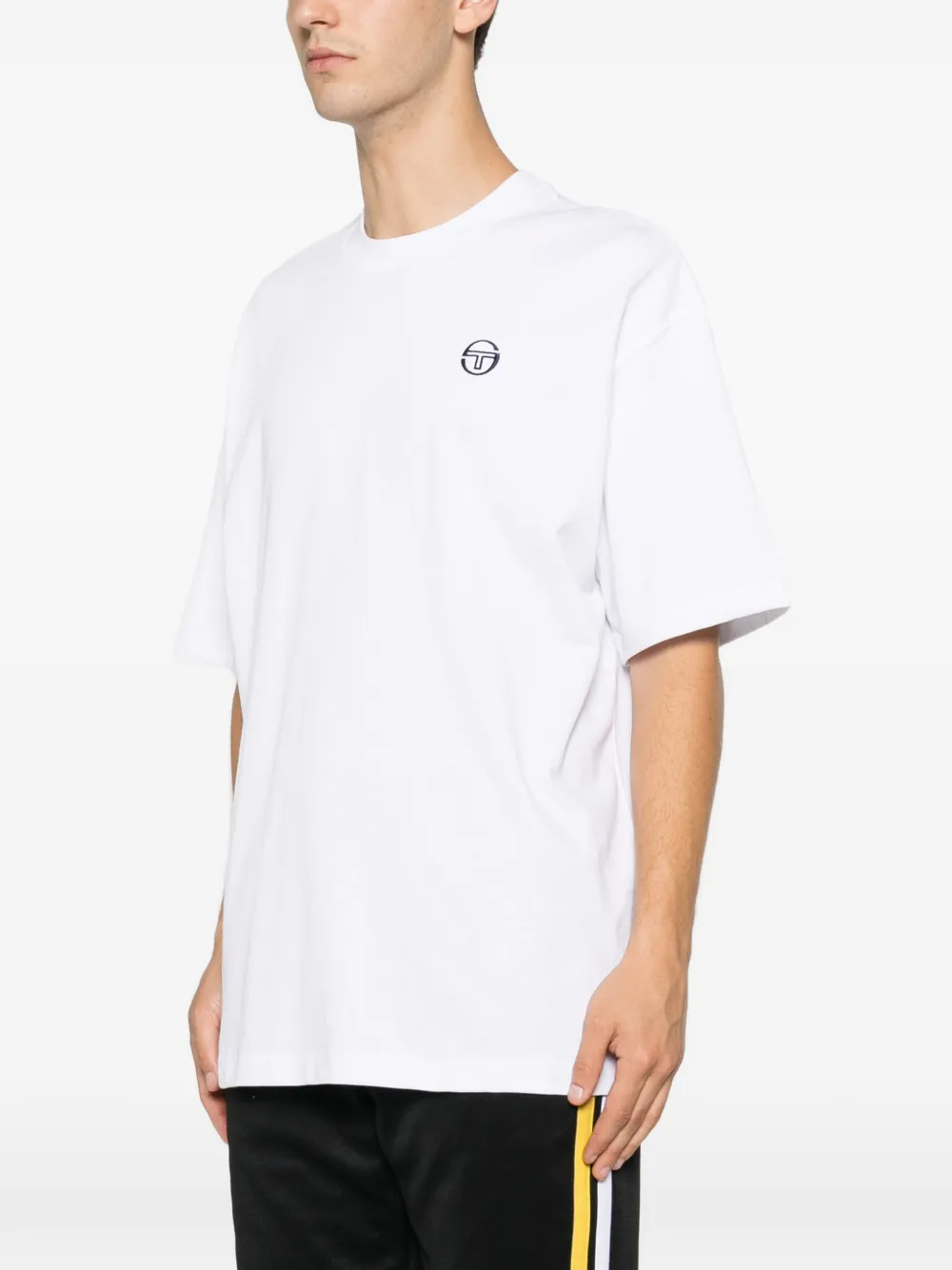 Sergio Tacchini T-shirt met geborduurd logo Wit