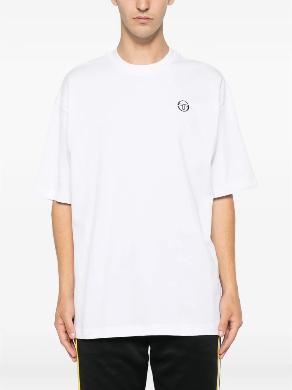 Sergio Tacchini T-shirt met geborduurd logo Wit