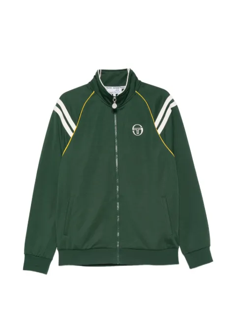 Sergio Tacchini logo-embroidered stripe-detail track jacket