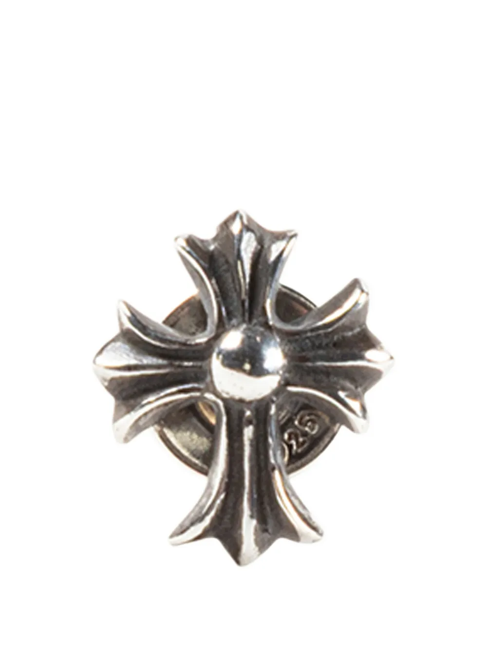Chrome Hearts cross-motif stud earring - Silver