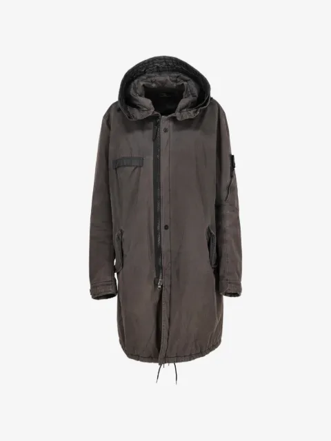 Stone Island hooded parka coat