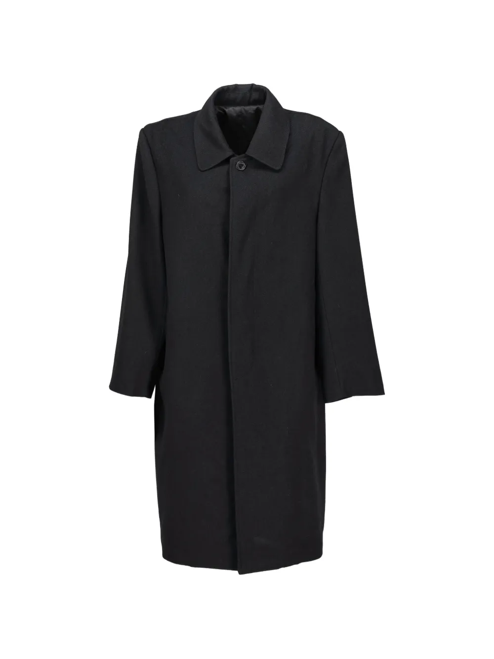 Giorgio Armani Pre-Owned buttoned coat - Nero