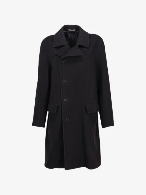 Boglioli button-up storm-flap coat
