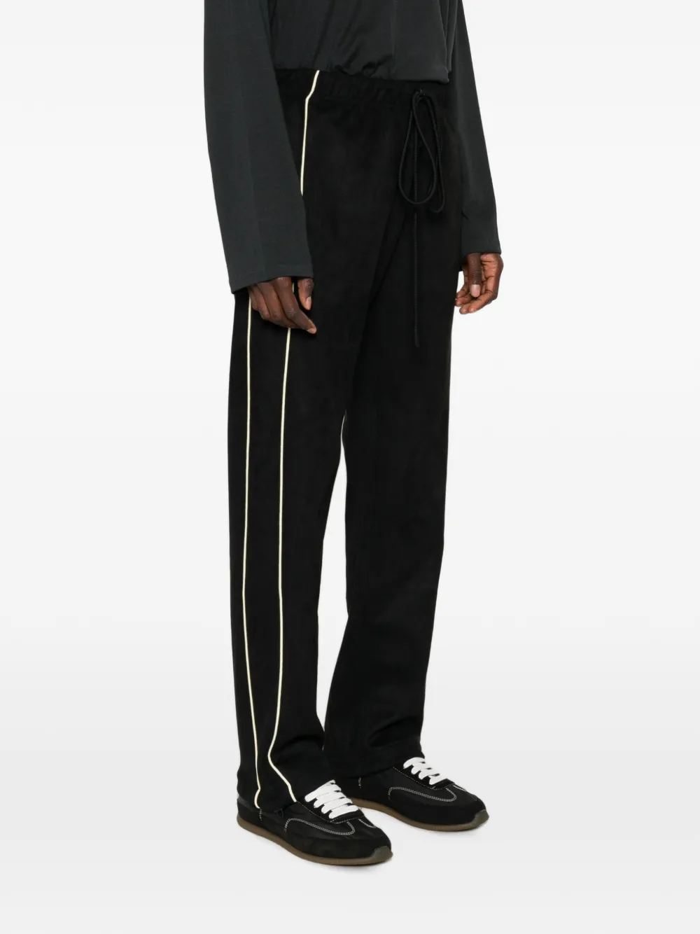Fear Of God Essentials trainingsbroek met zijstreep Zwart