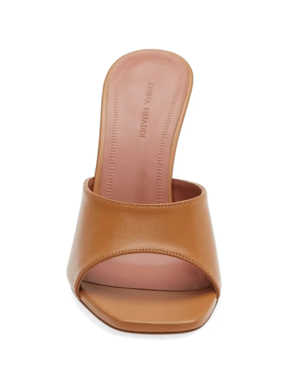 Amina Muaddi Lupita fluted-heel mules Bruin