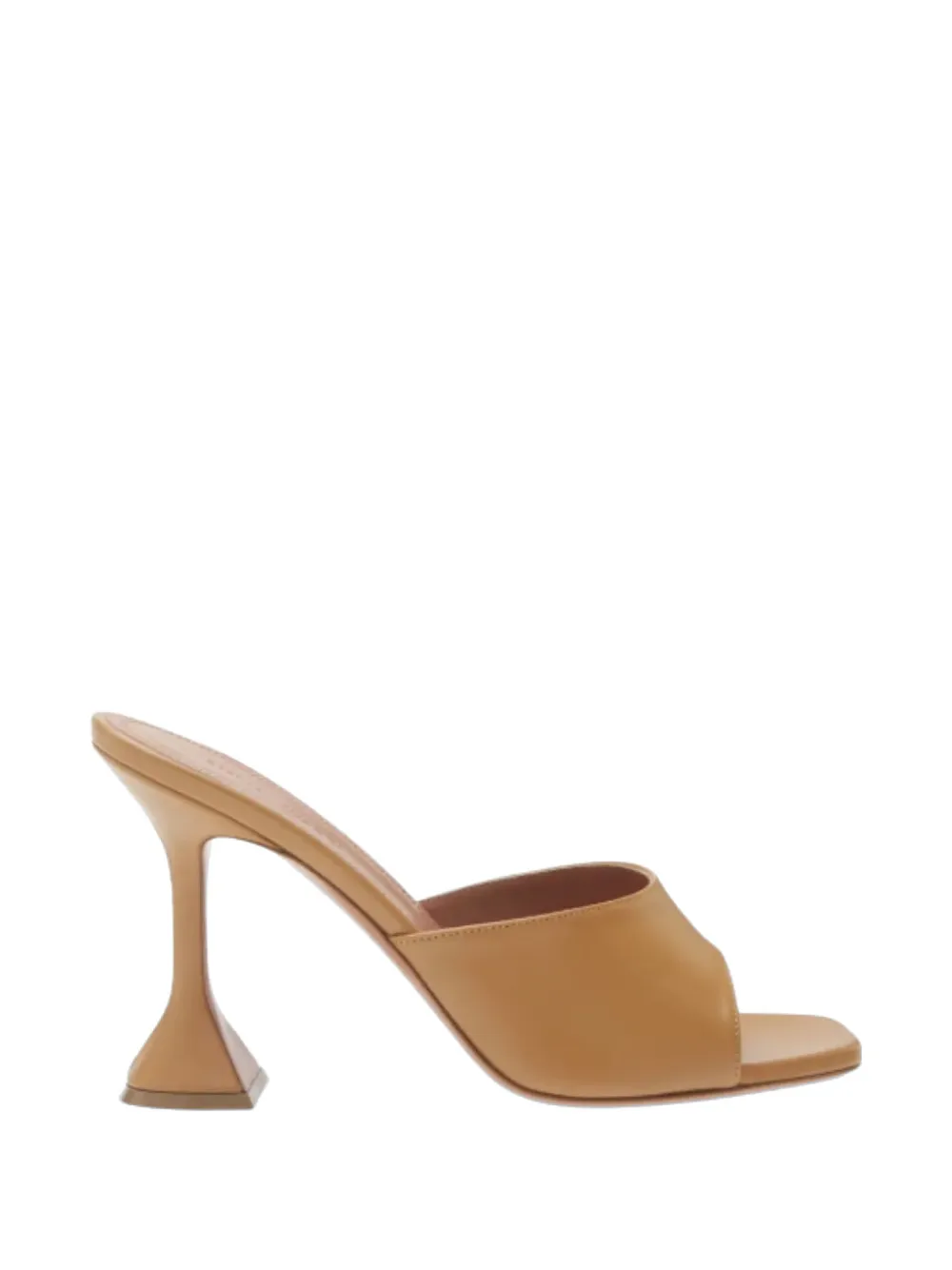Amina Muaddi Lupita fluted-heel mules Bruin