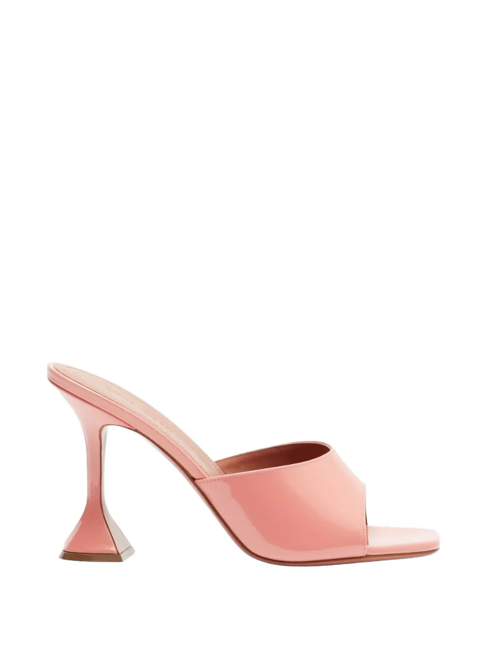 Amina Muaddi Lupita patent-leather mules - Rosa